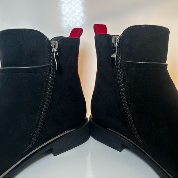 Aqua Flex Women’s Black Ankle Boots, Side Zipper, Size 36 - Picture 6 of 11